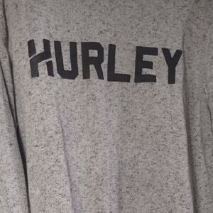 Hurley Heather Gray Logo Tee